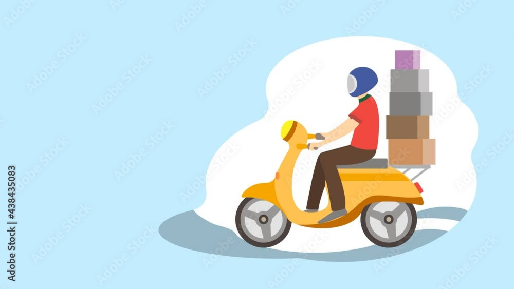Home delivery service pizza, parcels.
A person receives a parcel in cardboard boxes from a delivery service courier. Animation. Home delivery service pizza, parcels.
A person receives a parcel in cardboard boxes from a delivery service courier. Animation.