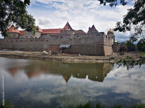 Fagaras medieval fortress in Brasov County - Transylvania Romania .