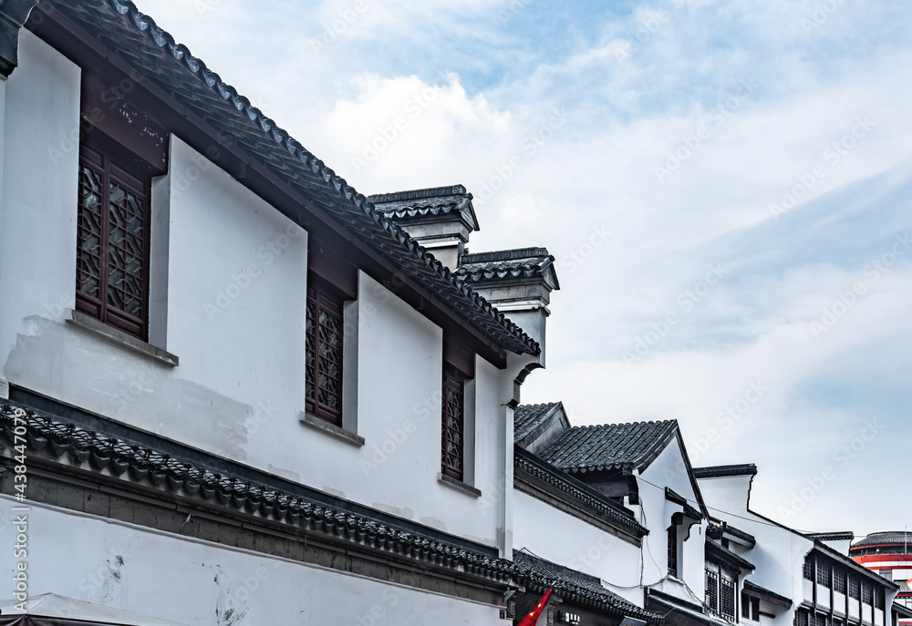 Architecture of Confucius Temple Commercial Street, Nanjing, China Architecture of Confucius Temple Commercial Street, Nanjing, China