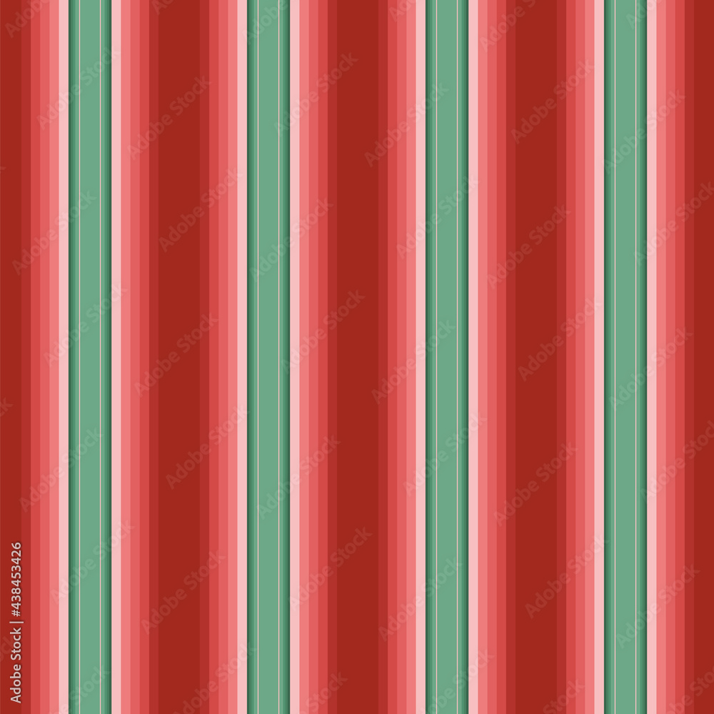 Obraz premium Mexican stripe pattern. Serape vector background. Seamless mexican rug pattern in red and turquoise colors.