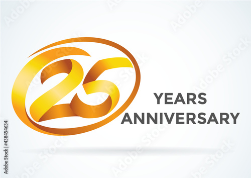 25 years Anniversary celebration logo
