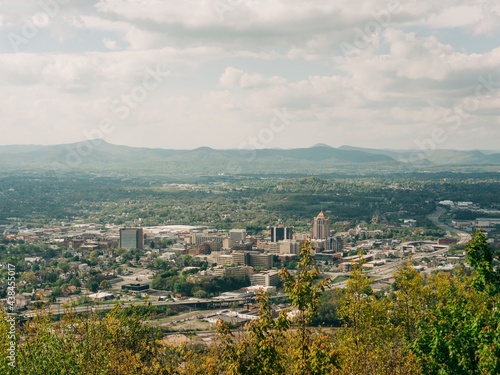 View of the Roanoke Valley from Mill Mountain Park, in Roanoke, Virginia
