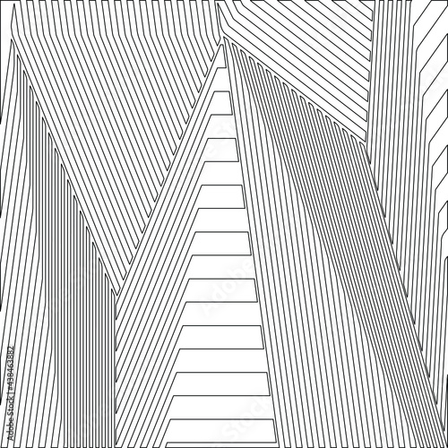 striped background with black stripes located at different angles. 