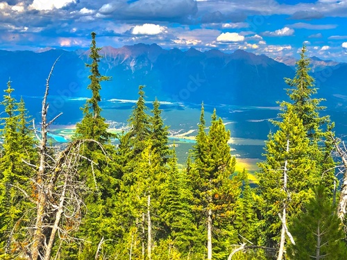 high up mountain views 