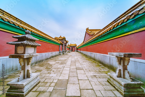 Schilderij op canvas temple of heaven city