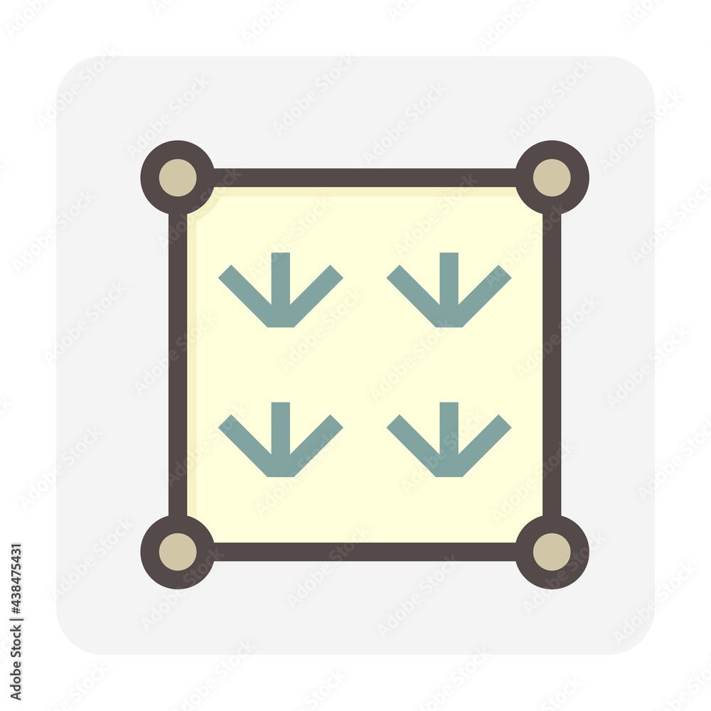 Land plot for agriculture vector icon. Consist of plant in area, position pin point of location. Plot of land on earth for agriculture farm, farmland or plantation i.e. crop, rice, paddy. 48x48 pixel. Land plot for agriculture vector icon. Consist of plant in area, position pin point of location. Plot of land on earth for agriculture farm, farmland or plantation i.e. crop, rice, paddy. 48x48 pixel.
