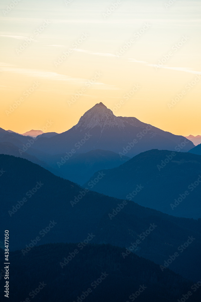 Sonnenaufgang in den Bayrischen Alpen