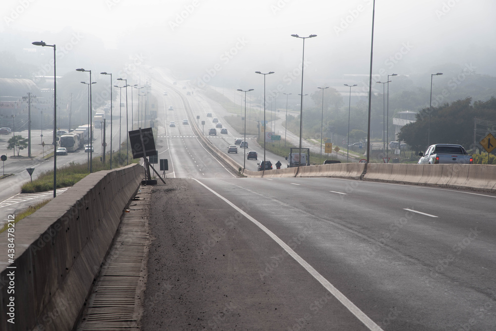 Transport infrastructure and highway in Brazil.