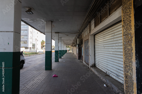 21-04-2021. hadera-israel. A view of the passenger docks at Hadera Central Station photo