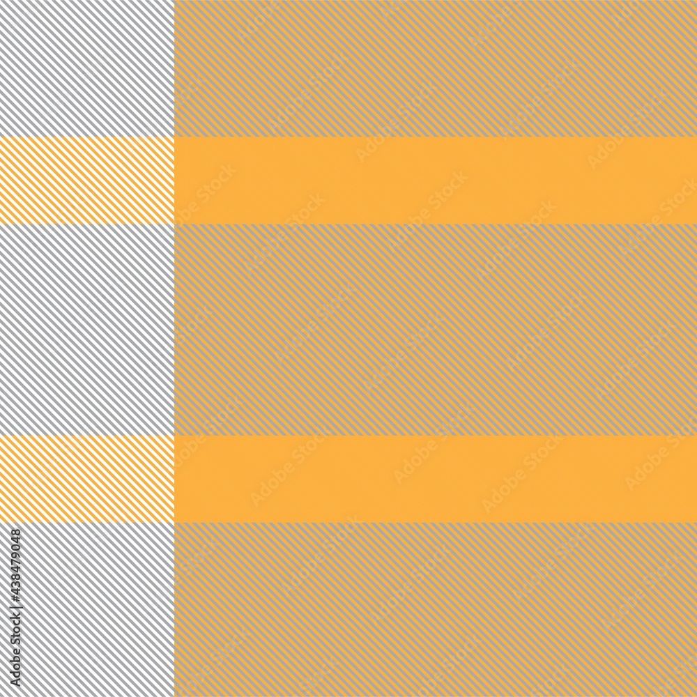 Obraz premium Orange Asymmetric Plaid textured Seamless Pattern