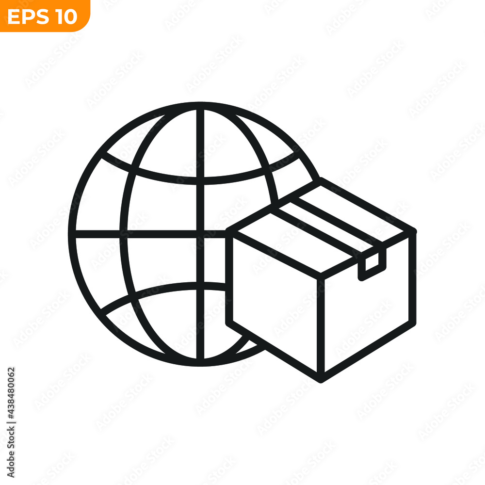 global logistics icon symbol template for graphic and web design collection logo vector illustration global logistics icon symbol template for graphic and web design collection logo vector illustration