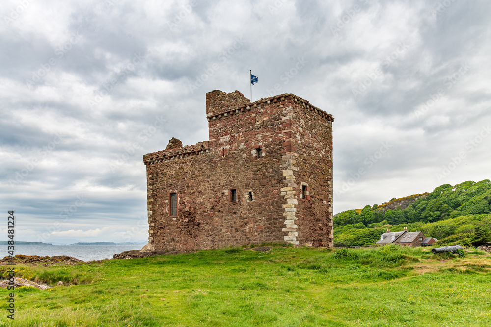 The Old Portencross Castle and Foreshore.