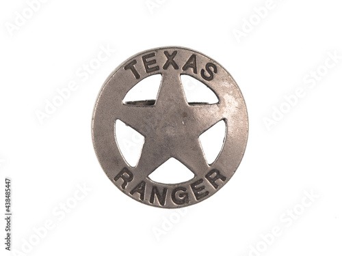 Photos texas sheriff badge isolated on white background