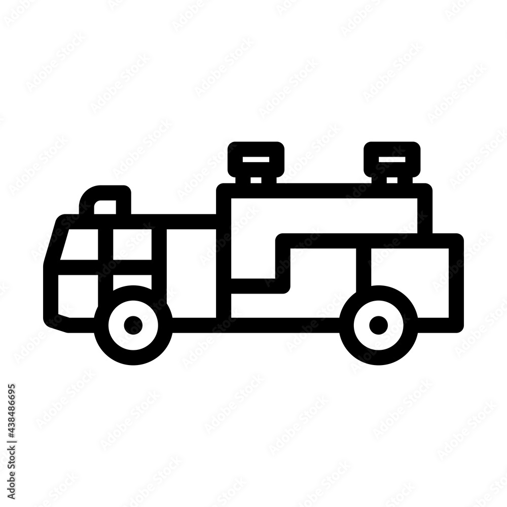 Fire Service Truck Icon