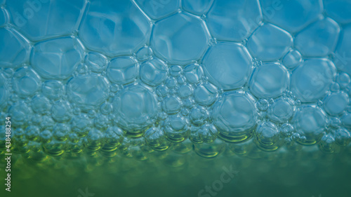 abstract macro of the bubble on a surface  abstract macro background