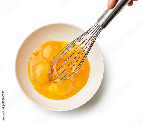 bowl of egg yolks