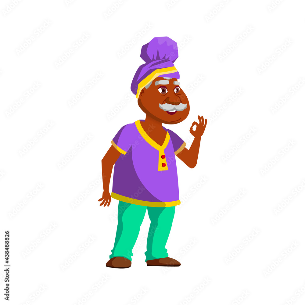 happy indian mature age man approving friend choice on market cartoon vector. happy indian mature age man approving friend choice on market character. isolated flat cartoon illustration happy indian mature age man approving friend choice on market cartoon vector. happy indian mature age man approving friend choice on market character. isolated flat cartoon illustration