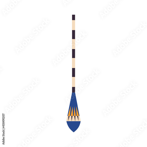 Ancient Egyptian Staff or Rod as Egypt Symbol Vector Illustration