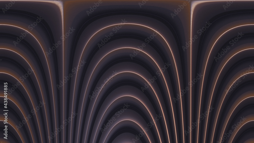 Obraz premium abstract tunnel brown background