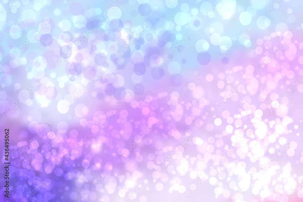 Abstract blurred fresh vivid spring summer light delicate pastel pink blue white bokeh background texture with bright circular soft color lights. Beautiful backdrop illustration. Abstract blurred fresh vivid spring summer light delicate pastel pink blue white bokeh background texture with bright circular soft color lights. Beautiful backdrop illustration.