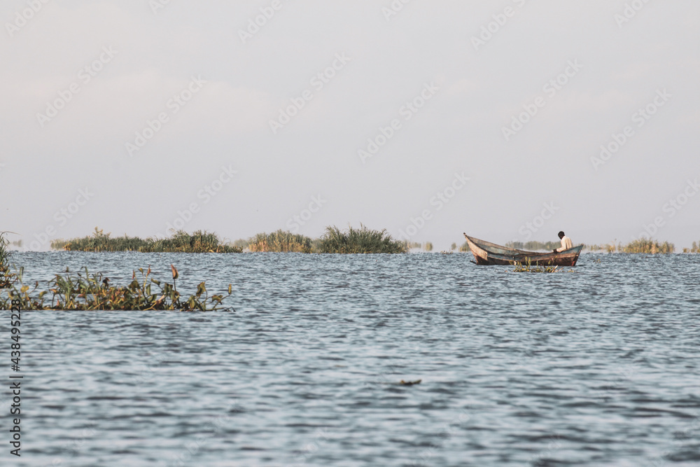 Obraz premium Unterwegs am Lake Victoria