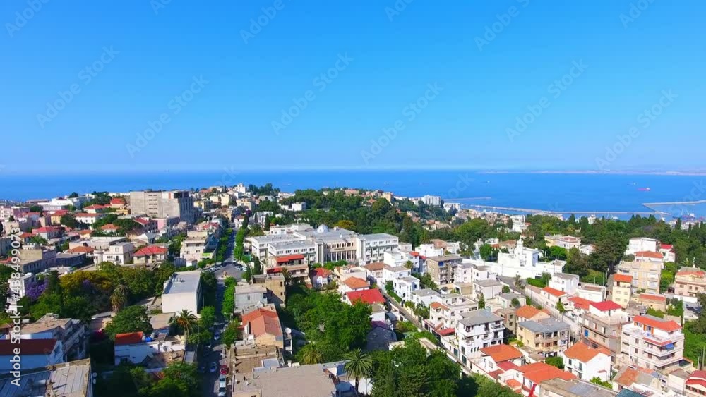 Aerial view of the city Algiers, Algeria Aerial view of the city Algiers, Algeria
