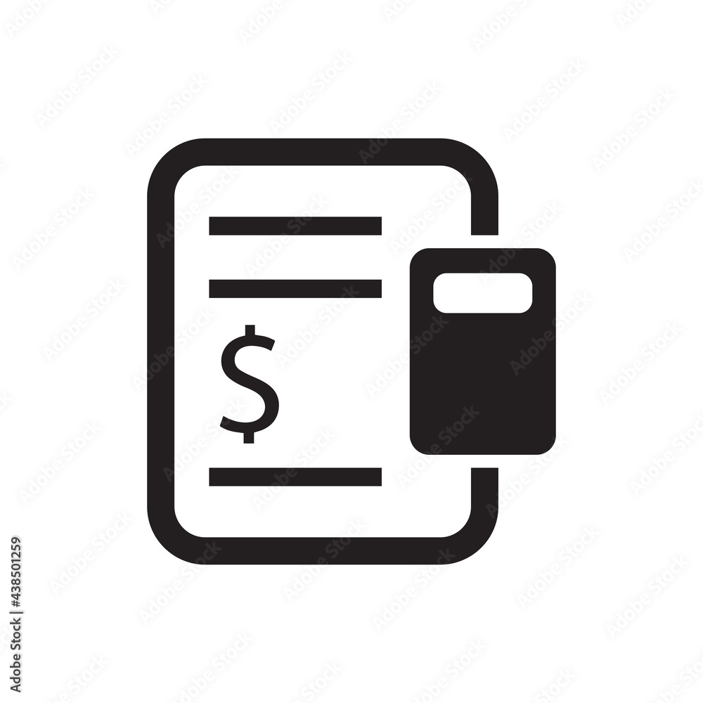 Fototapeta premium Accounting report Icon