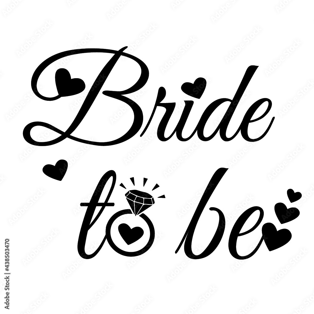 Bride To Be Icon Stock Vector | Adobe Stock