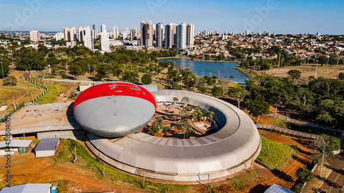 Принти на полотні Aerial view of the Parque das Nações Indígenas
