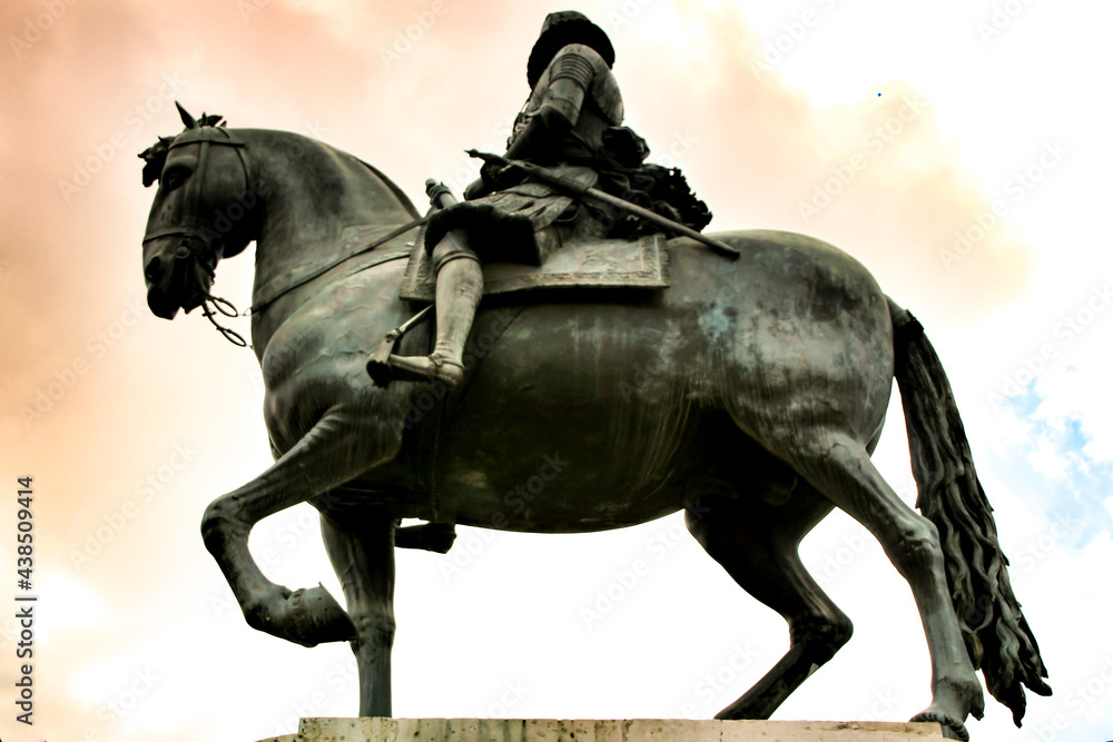 Equestrian statue of Felipe III in Madrid Equestrian statue of Felipe III in Madrid