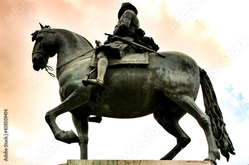 Equestrian statue of Felipe III in Madrid