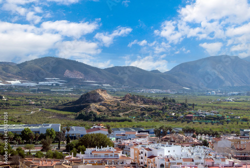 Andalusian village in the coast