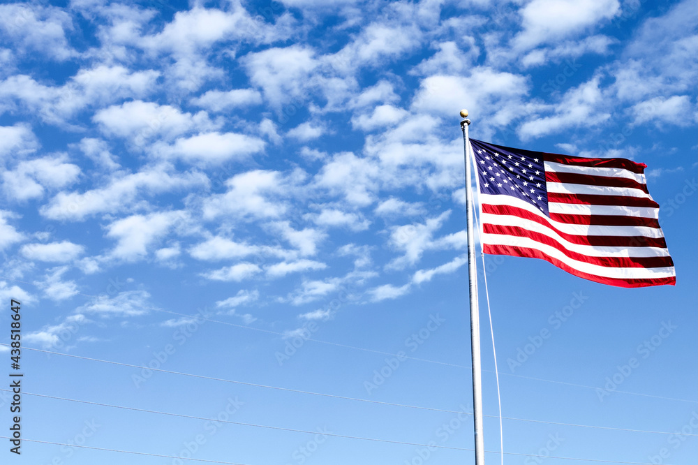Fototapeta premium USA Flag, Red White and Blue