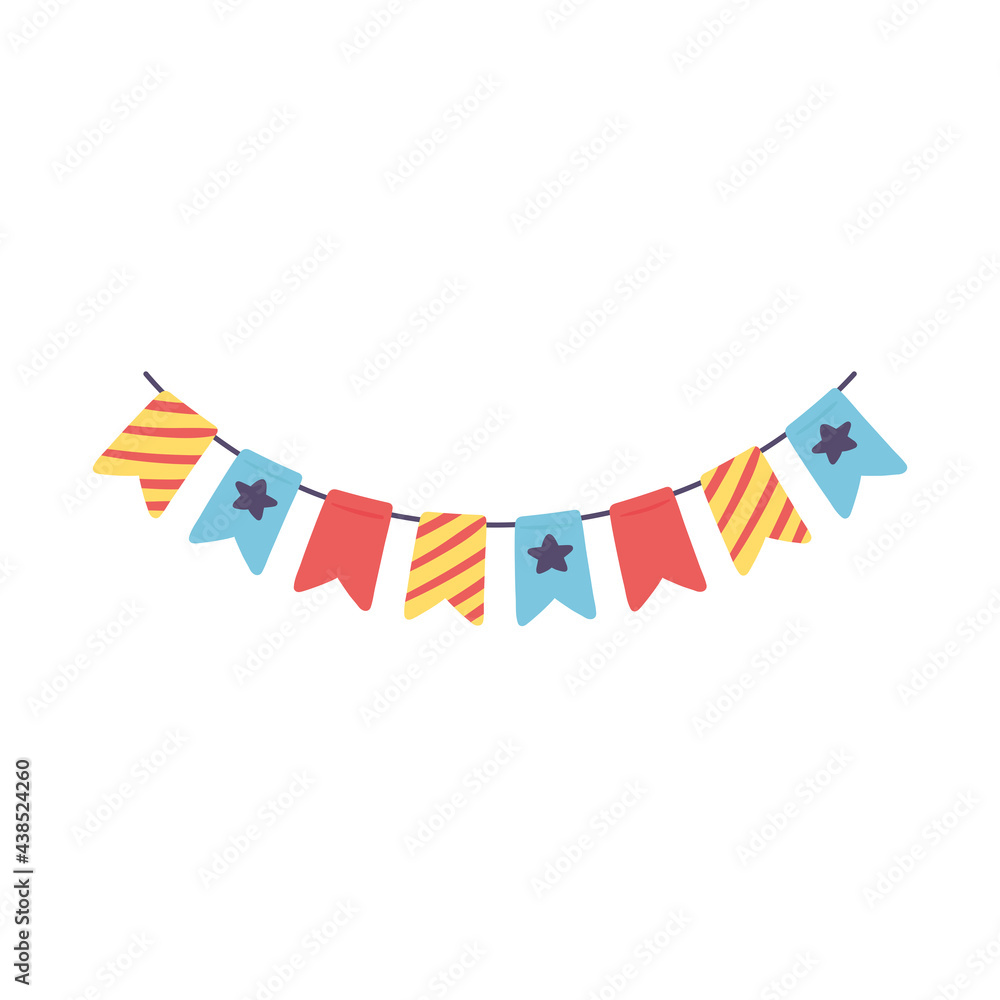 Obraz premium garland festive decoration