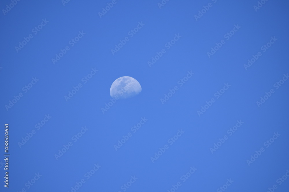 Obraz premium Moon in Outer Space