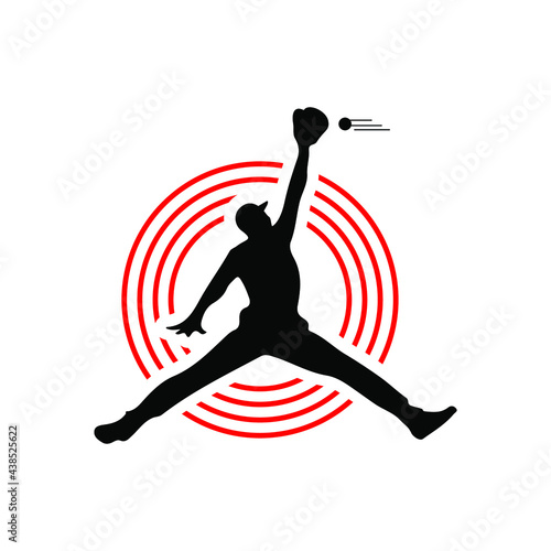 Illustration Vector graphic of base ball design