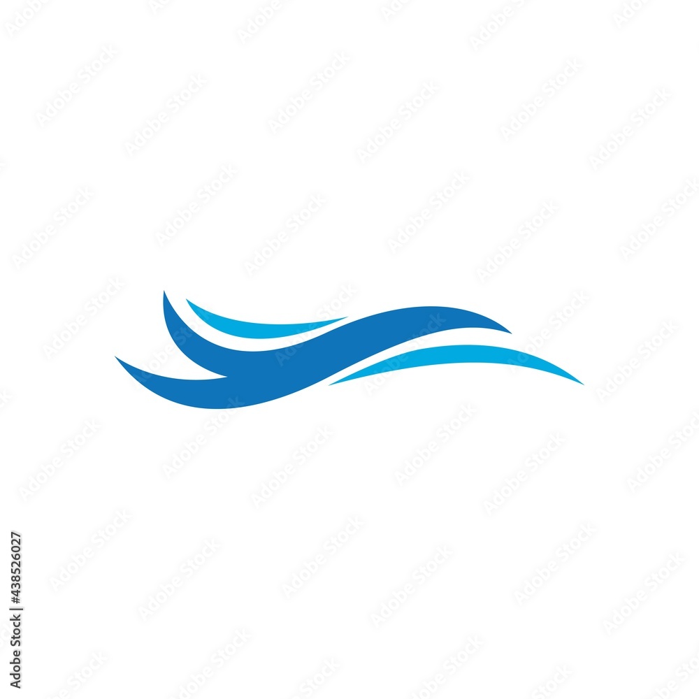 Fototapeta premium Natural Water wave Logo