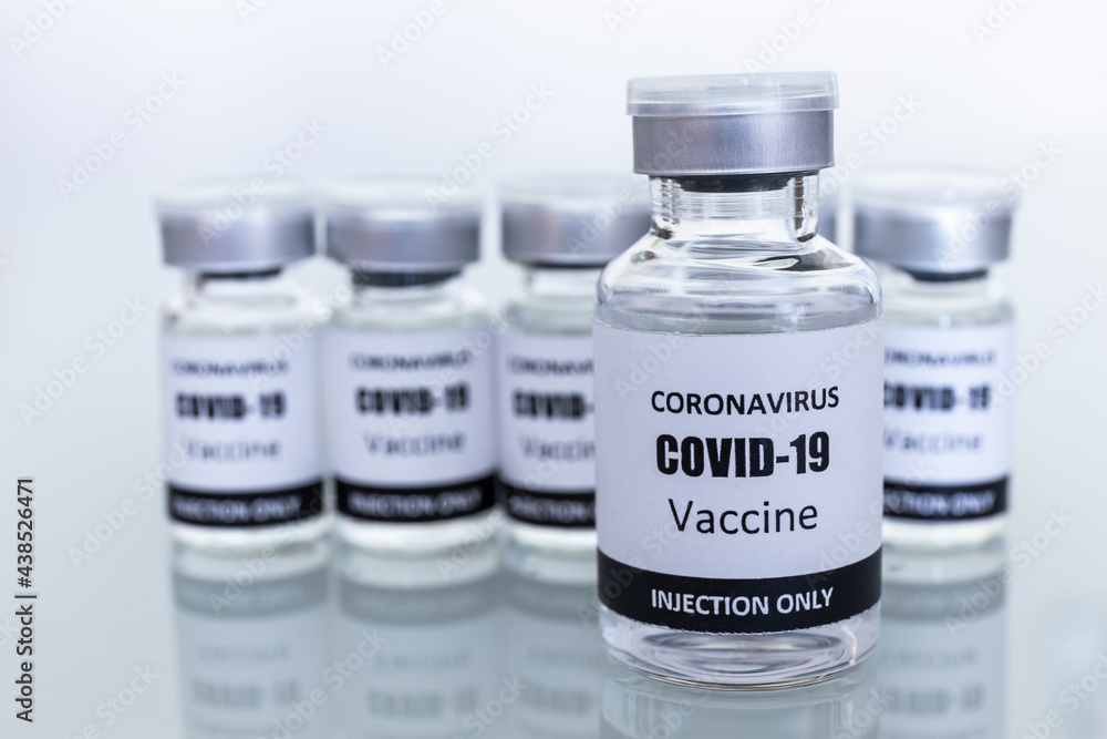 Many Vaccine bottle for vaccination against coronavirus or covid-19. Select focus Many Vaccine bottle for vaccination against coronavirus or covid-19. Select focus