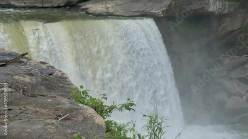 Waterfall with Mist 4K