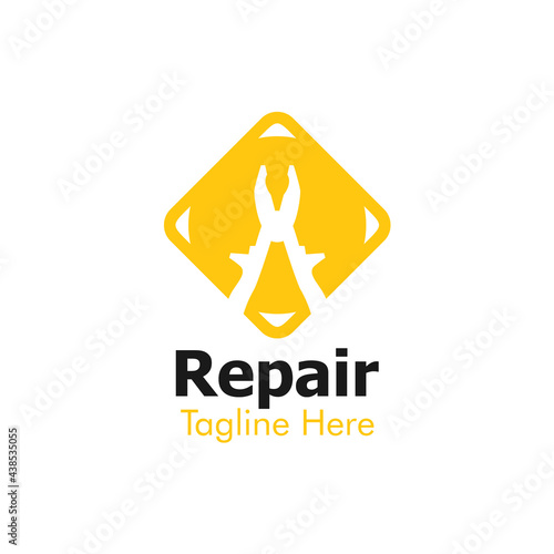 Illustration Vector Graphic of Repair Logo. Perfect to use for Service Center