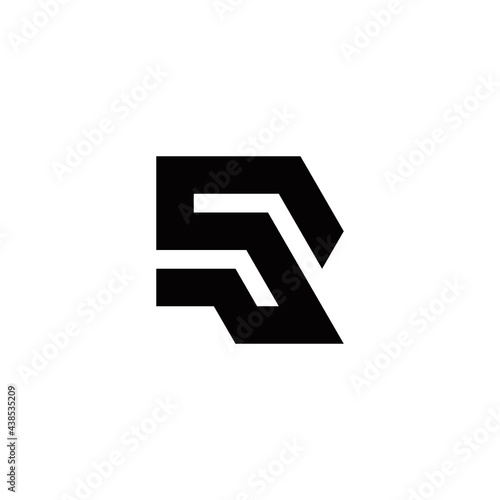 Free Download s r sr rs initial logo design vector template - GFXLoad