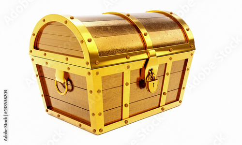 Fotografie Treasure chest made of gold