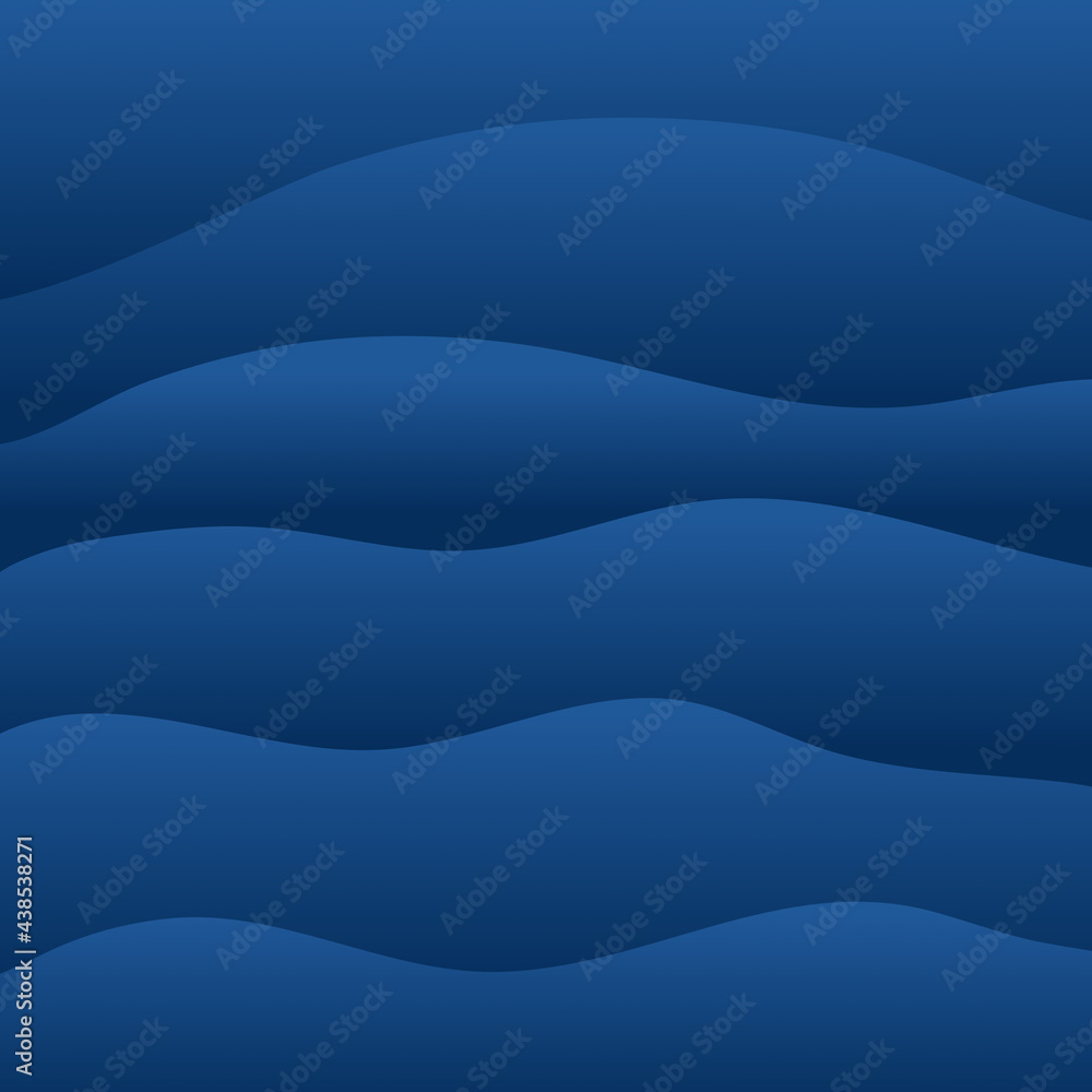 Fototapeta premium Abstract background of summer in blue, curve 090