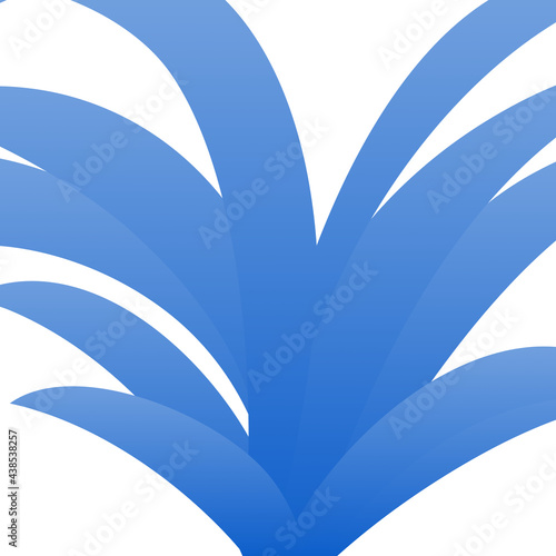 Abstract background of summer in blue, curve 087