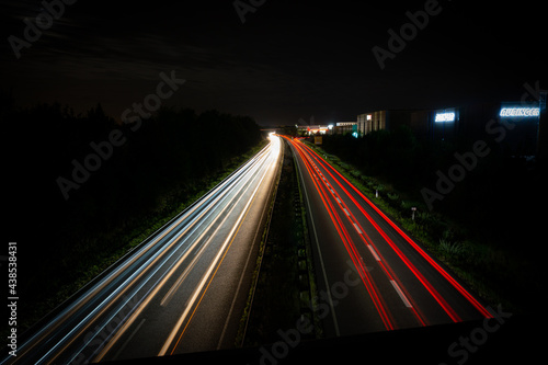 Straße nacht Stock-Foto 1