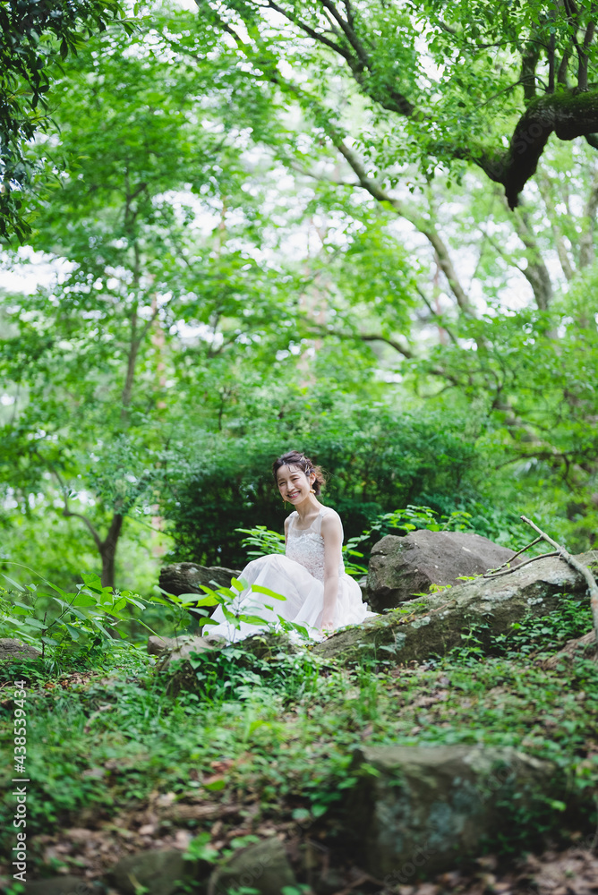 自然の中の花嫁 自然の中の花嫁