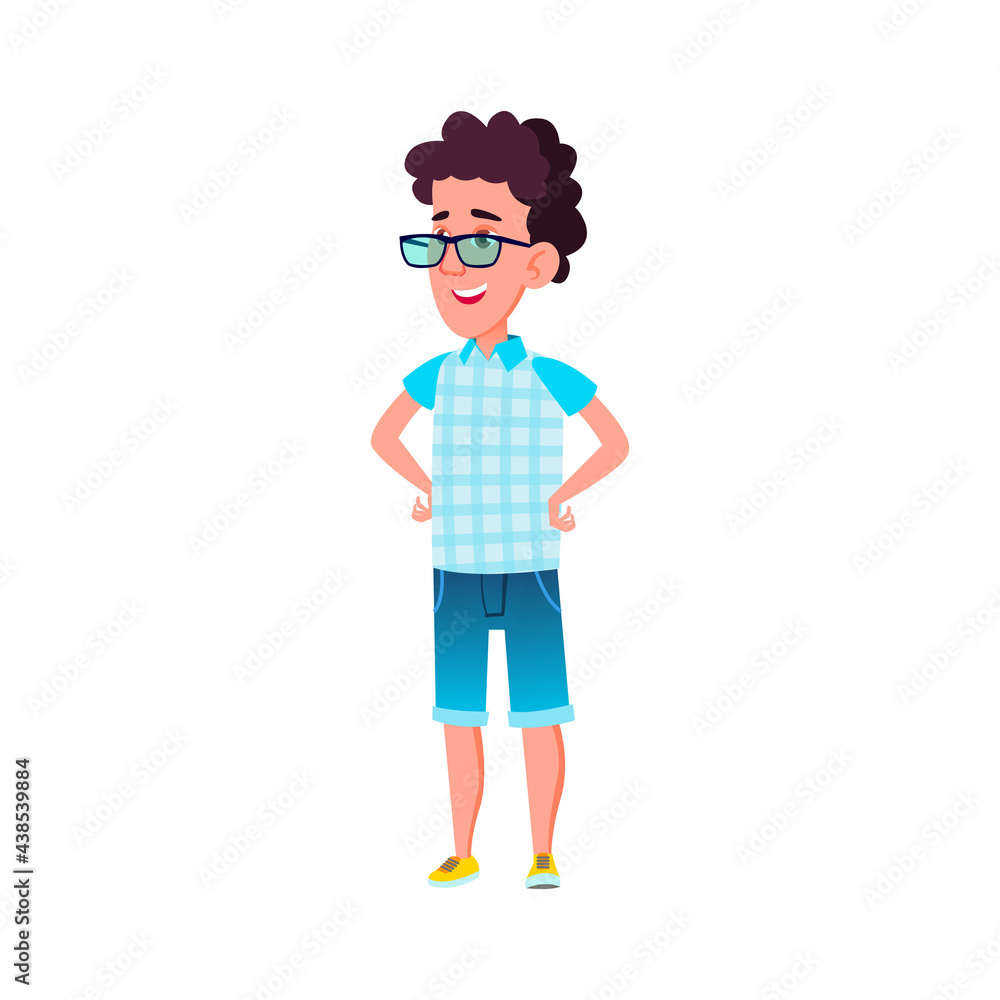 happiness caucasian boy geek on meeting cartoon vector. happiness caucasian boy geek on meeting character. isolated flat cartoon illustration happiness caucasian boy geek on meeting cartoon vector. happiness caucasian boy geek on meeting character. isolated flat cartoon illustration
