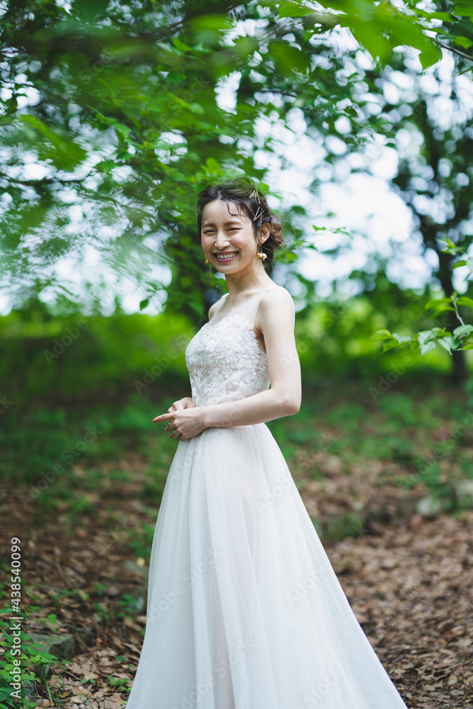 自然の中の花嫁 自然の中の花嫁