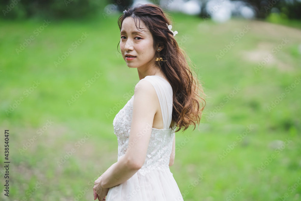 自然の中の花嫁 自然の中の花嫁