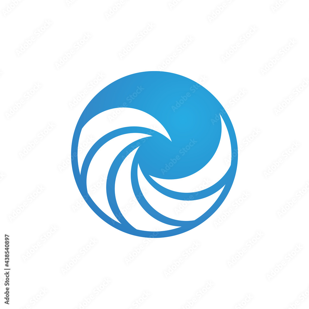 Water Wave Logo Template. vector icon illustration Water Wave Logo Template. vector icon illustration